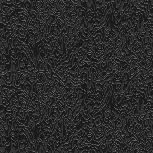 Abstract black seamless patter with waves Vector Image