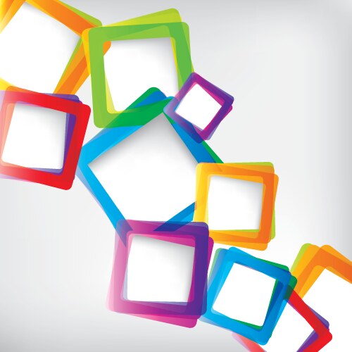 Abstract background with frame for text vector image