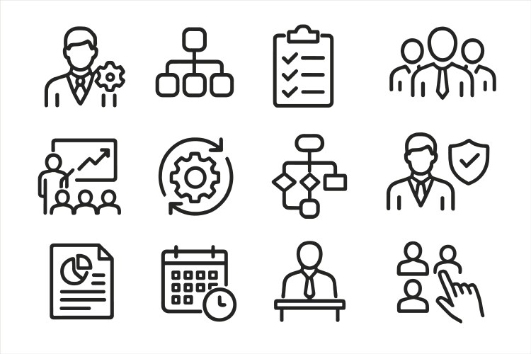 Business planning and teamwork concepts Vector Image