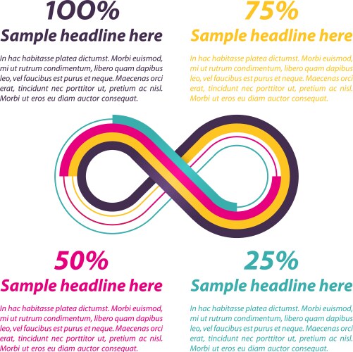Infinite Loop Shape - Gradient vector image