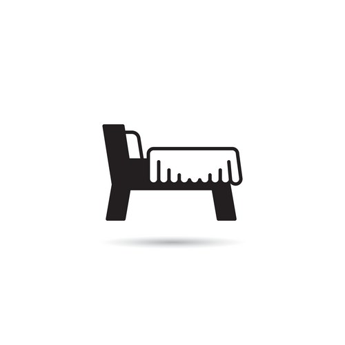 Simple Bed Icon (59952780) – Royalty-Free Vector | VectorStock