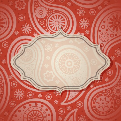 Indian frame Royalty Free Vector Image - VectorStock