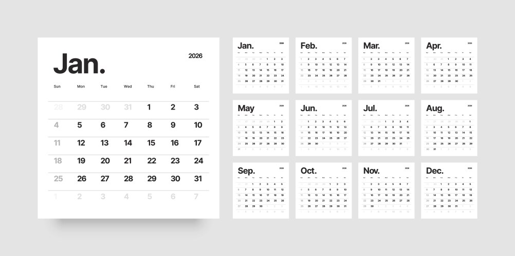 2026-calendar-vector-images-over-3-100