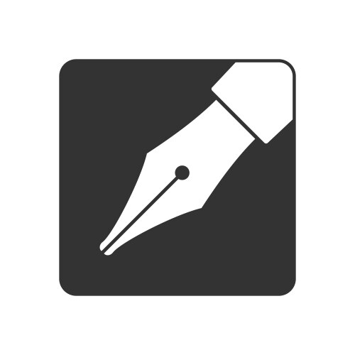 Pen and ink Royalty Free Vector Image - VectorStock