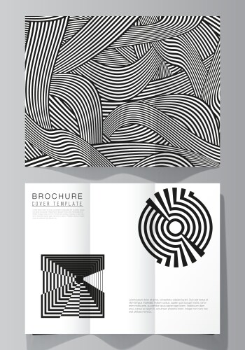 Minimal layouts modern vector image