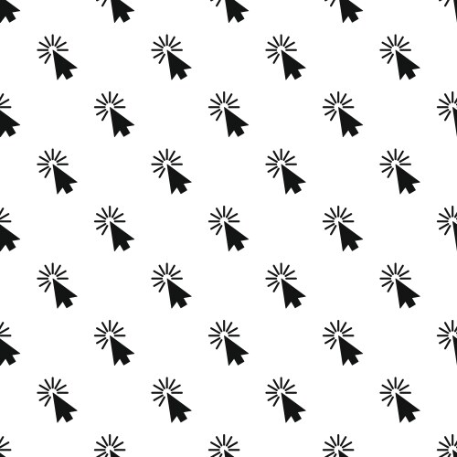 Cursor interface element pattern seamless vector image