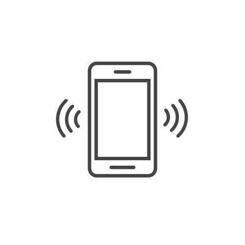 Phone vibration Vector Images & Graphics for Commercial Use | VectorStock