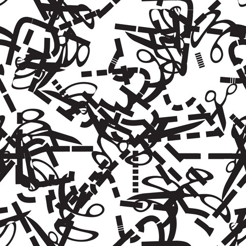 Abstract irregular striped line seamless pattern – Royalty-Free Vector ...