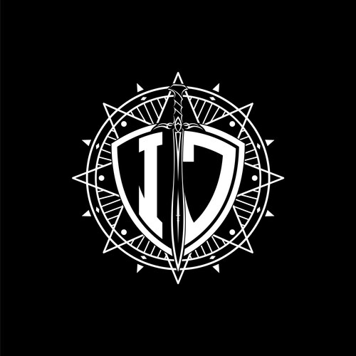 Hw logo monogram shield crown luxury design – Royalty-Free Vector ...