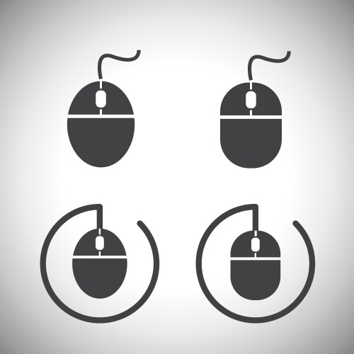 mouse icon vector