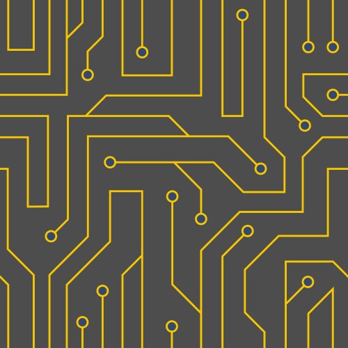 Blue circuit board background Royalty Free Vector Image