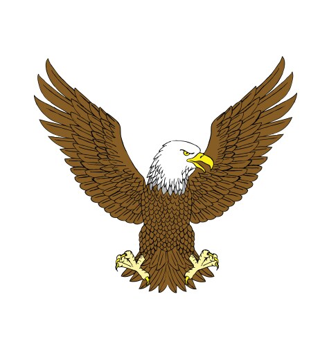 Eagle sign Royalty Free Vector Image - VectorStock