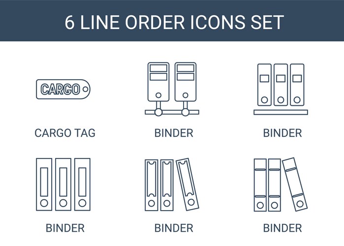 13 order icons (36940391) – Free Vector | VectorStock