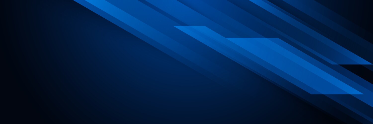 Dark blue abstract background with geometric Vector Image