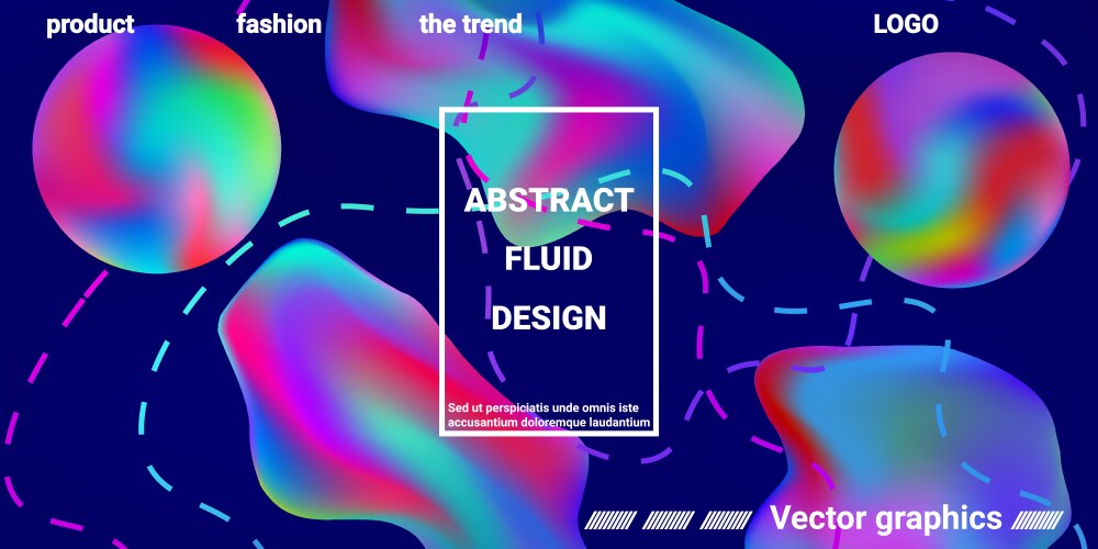 Paint splash design frame graphic painted modern Vector Image