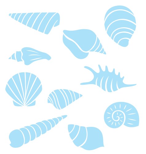 Sea shell Royalty Free Vector Image - VectorStock