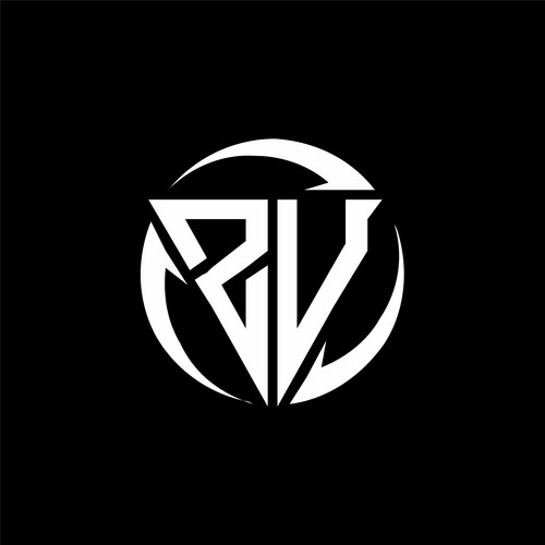 Zu logo letters monogram with prisma shape design – Royalty-Free Vector ...