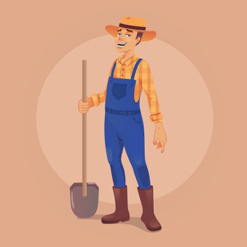 Farmer Royalty Free Vector Image - VectorStock