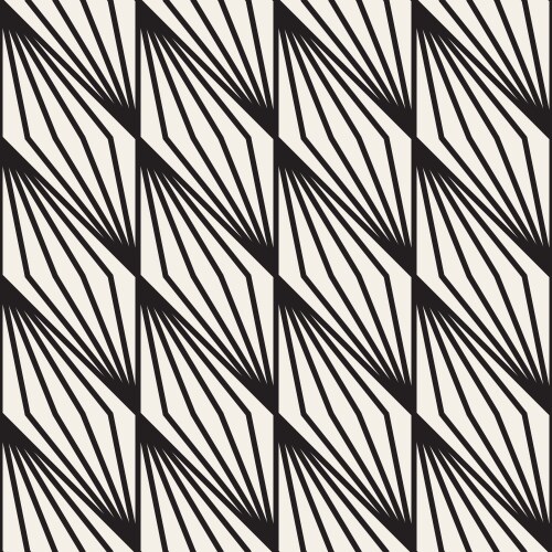 seamless black and white stripe lines vector image