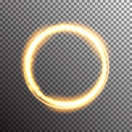 White transparent swirl light effect background Vector Image