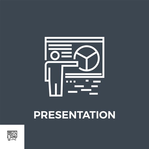 Presenting (7515873) – Royalty-Free Vector | VectorStock