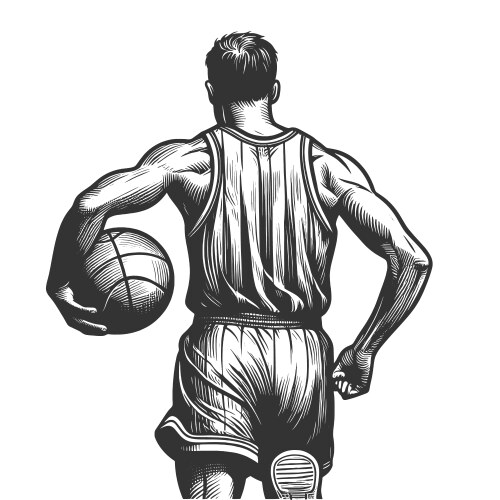 Basketball Black and White Vector Images (over 49,000)