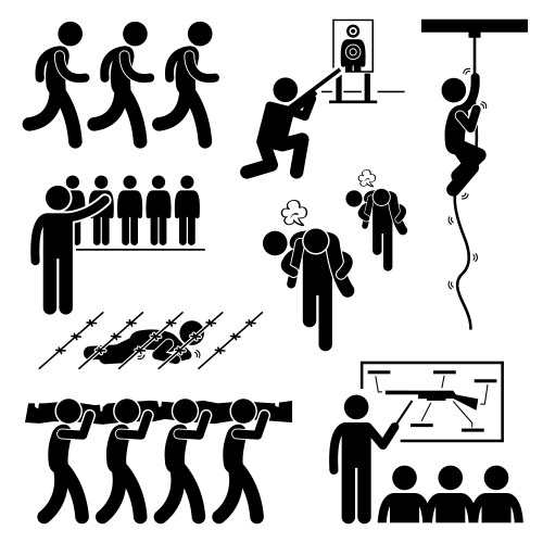 Stick Figure Workout Vector Images (over 400)
