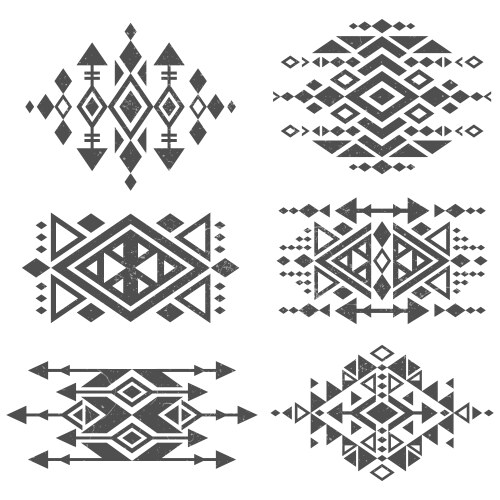 Aztec Tribal Pattern Vector Image
