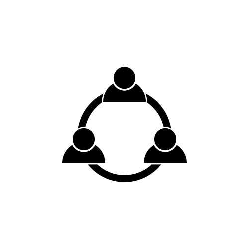 Talking flat icon Royalty Free Vector Image - VectorStock