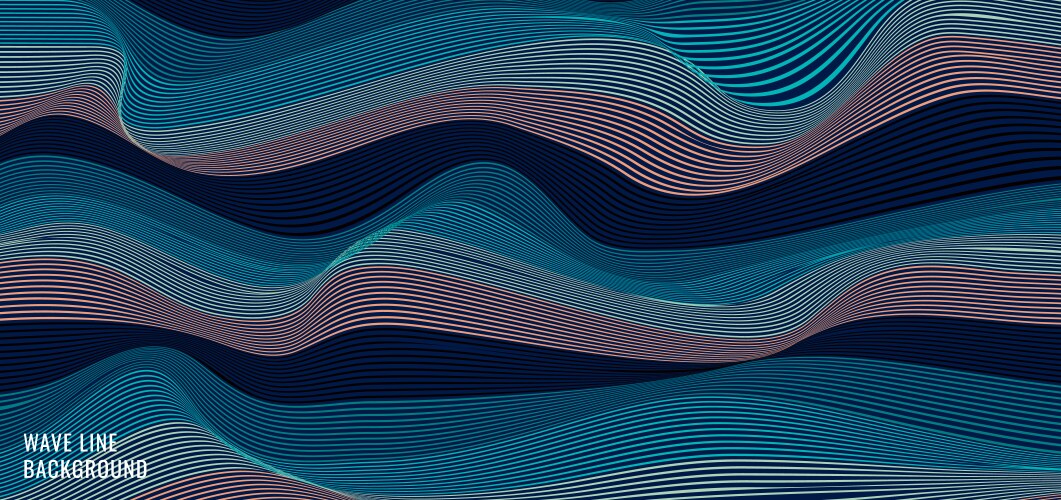 Tropical beach and wave blue sea background Vector Image