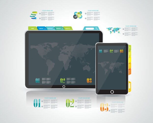 Website Portfolio Vector Images (over 10,000)