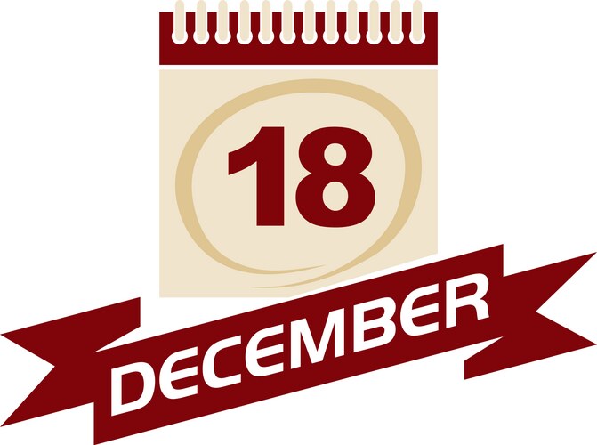 december-18-calendar-vector-images-graphics-for-commercial-use