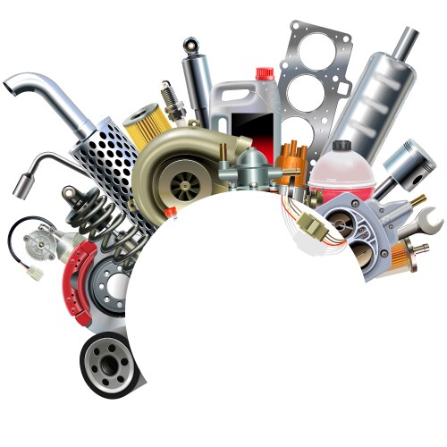 Body parts car Royalty Free Vector Image - VectorStock