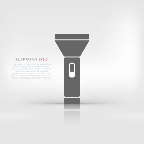 Flashlight Royalty Free Vector Image - VectorStock
