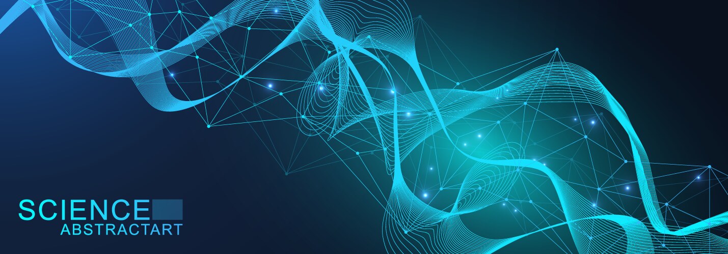 Global network connection website header or banner vector image
