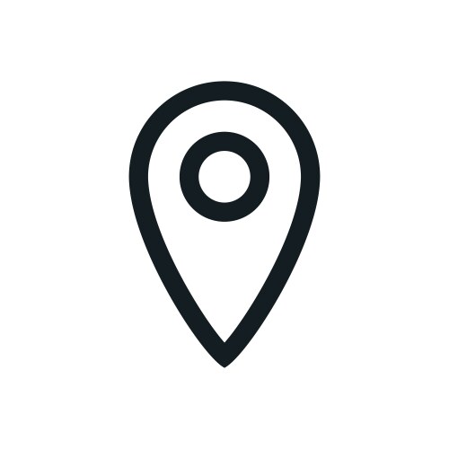 Map location icons collection symbol for apps Vector Image