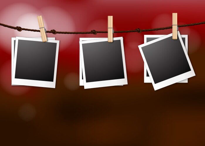 photo frames vector image