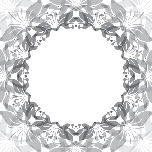 Floral wreath Royalty Free Vector Image - VectorStock