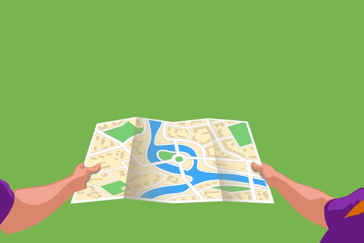 Map set 03 Royalty Free Vector Image - VectorStock