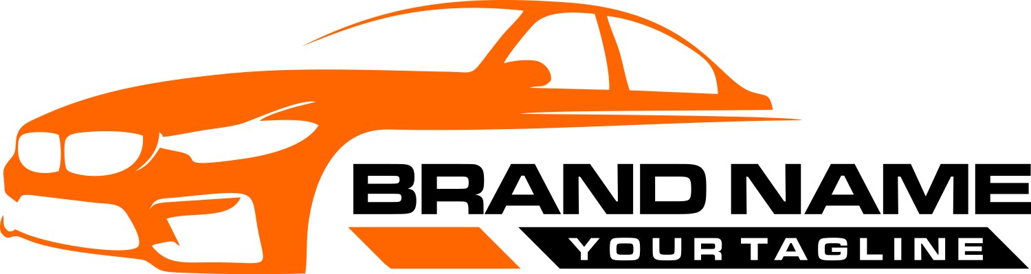 automotive logo design vector