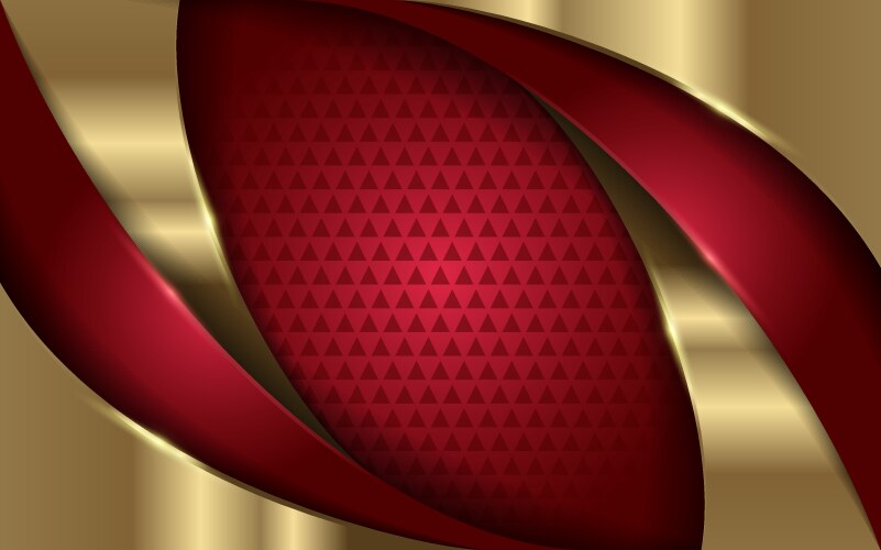 Red and Gold Abstract Background Vector Image