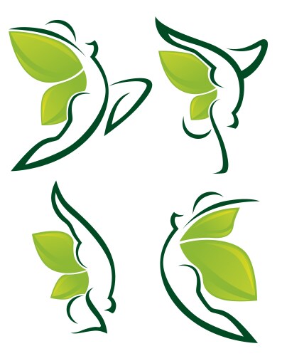 nature fitness vector image