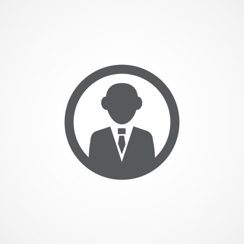 User member avatar face profile icon Royalty Free Vector