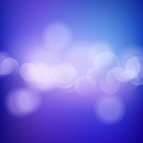 Abstract blue light bokeh blur background Vector Image