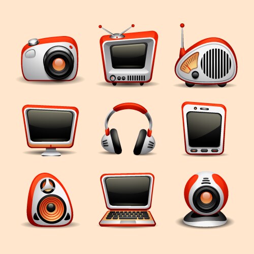 Multimedia Devices Vector Images (over 100,000)