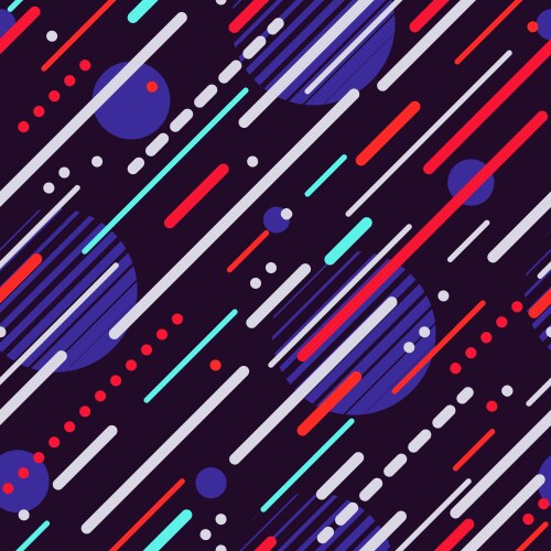 Parallel Colored Line Pattern vector image