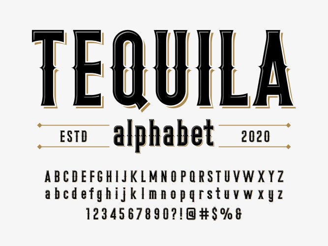 Blurred style font design alphabet letters Vector Image