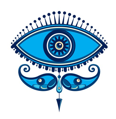 Greek evil eye Vector Image
