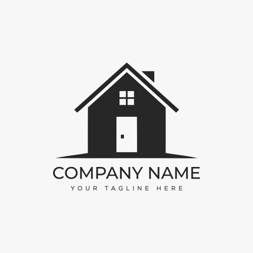 House icon template home creative logo design Vector Image