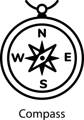 Compass Royalty Free Vector Image - VectorStock